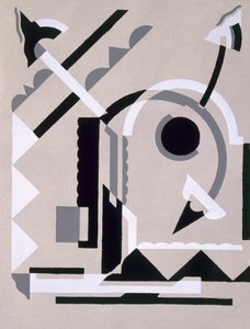 Tervezés a „Nouvelles Compositions Decoratives” cégtől, 1920-as évek vége (pochoir print)